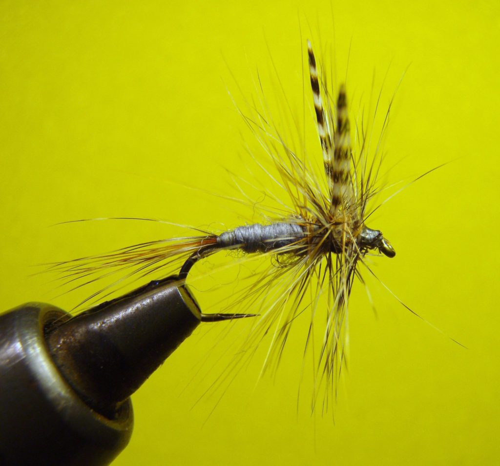 A fly with a barbless hook for catch and release flyfishing